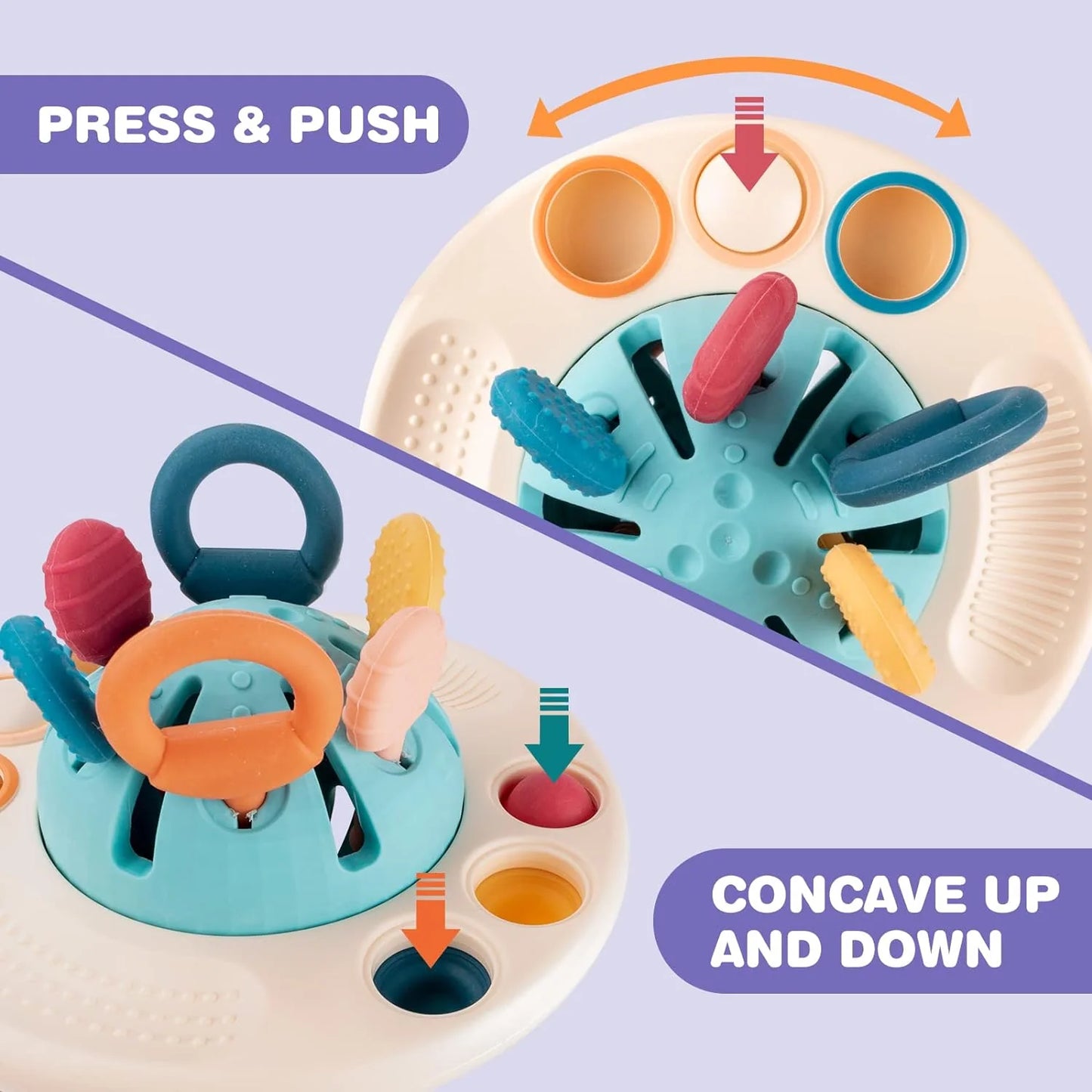 Montessori Pull-String Fidget Sensory Toy