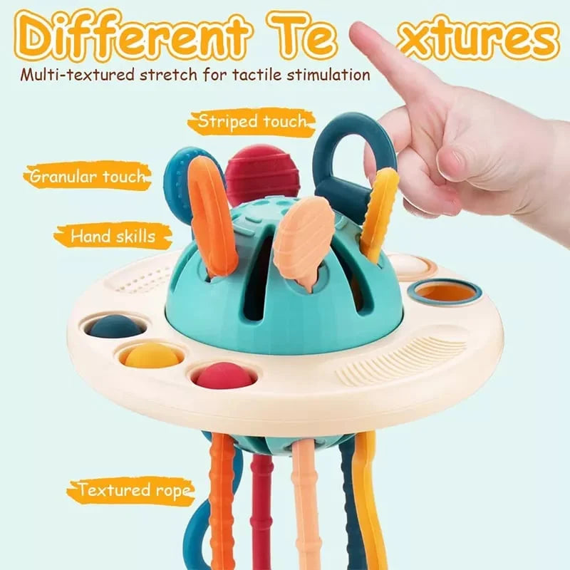 Montessori Pull-String Fidget Sensory Toy