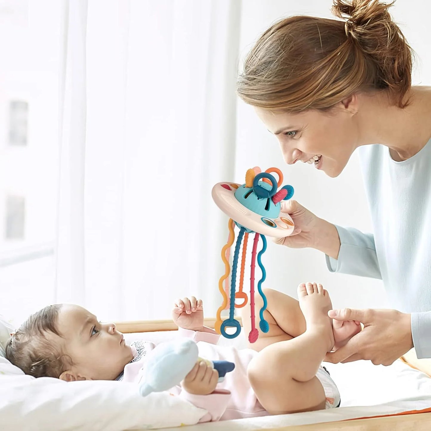 Montessori Pull-String Fidget Sensory Toy