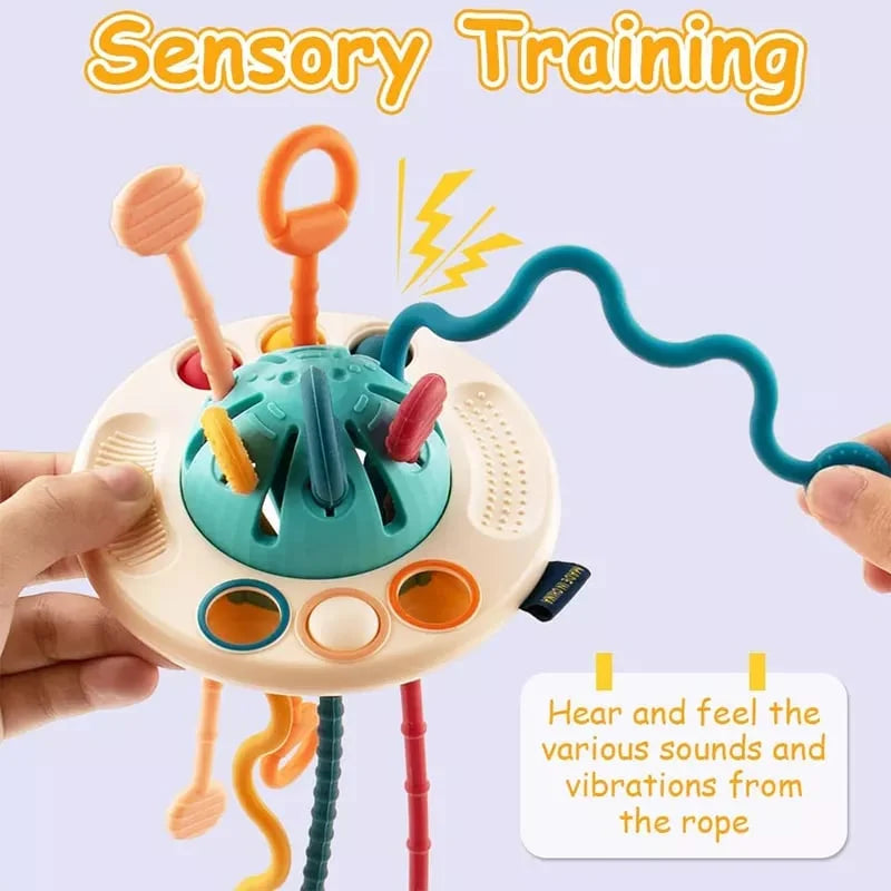 Montessori Pull-String Fidget Sensory Toy