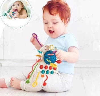 Montessori Pull-String Fidget Sensory Toy
