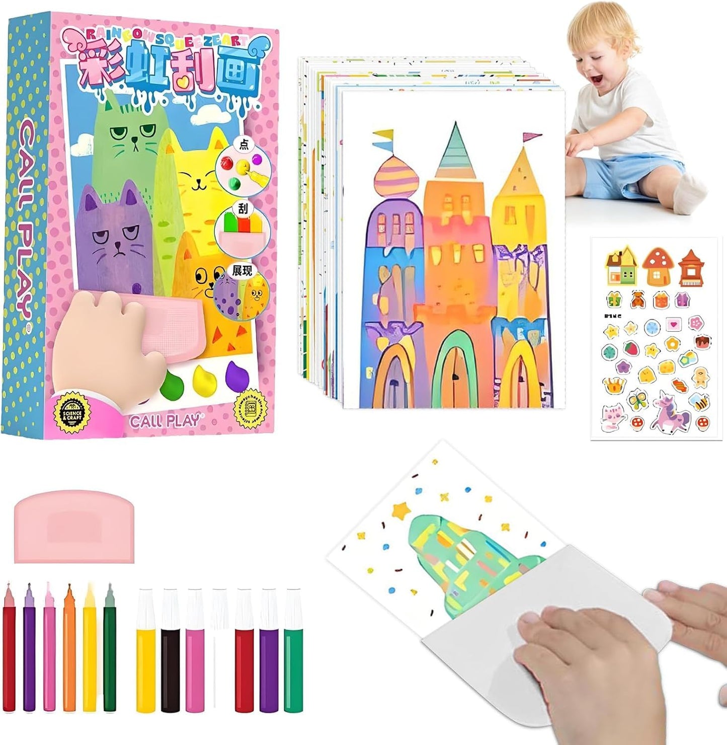 Dotty Magic Scratch Art Kit