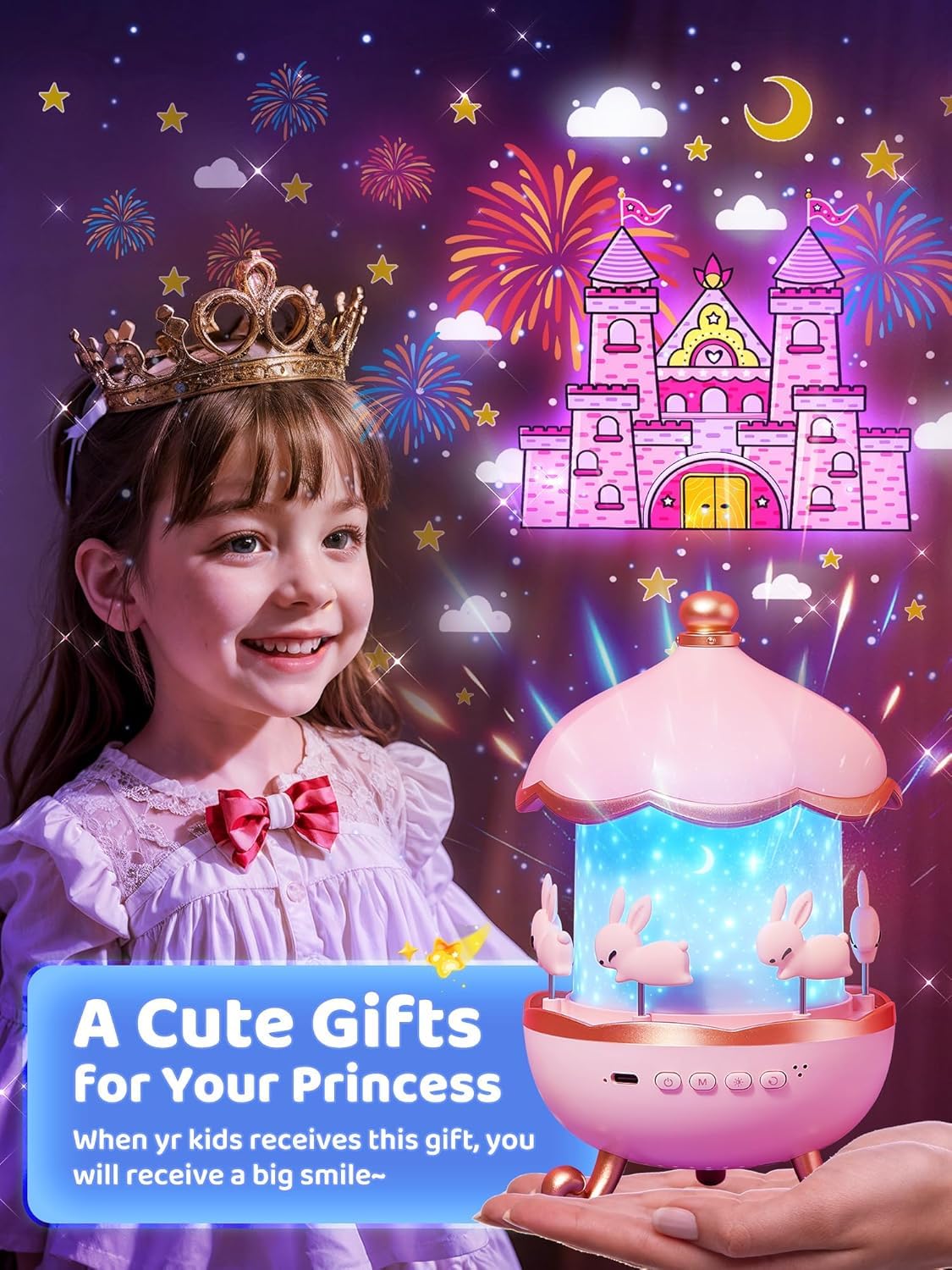 Bunny Dreams Galaxy Projector