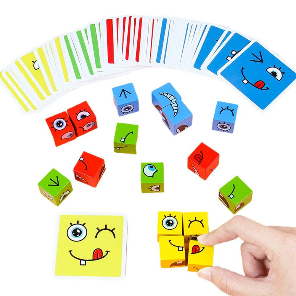 Emoji Expressions Matching Cube Game