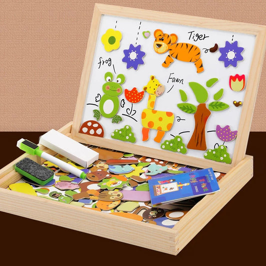 Montessori Wooden Magnetic Chalkboard