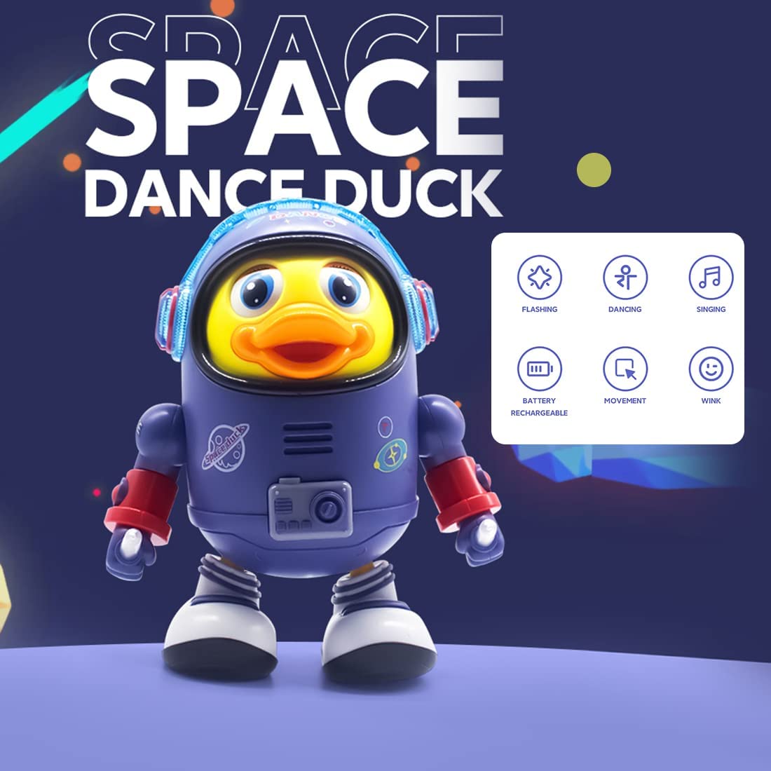 Dancing Space Duck Toy