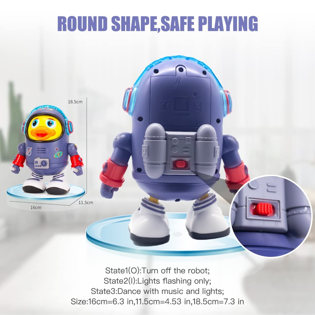 Dancing Space Duck Toy