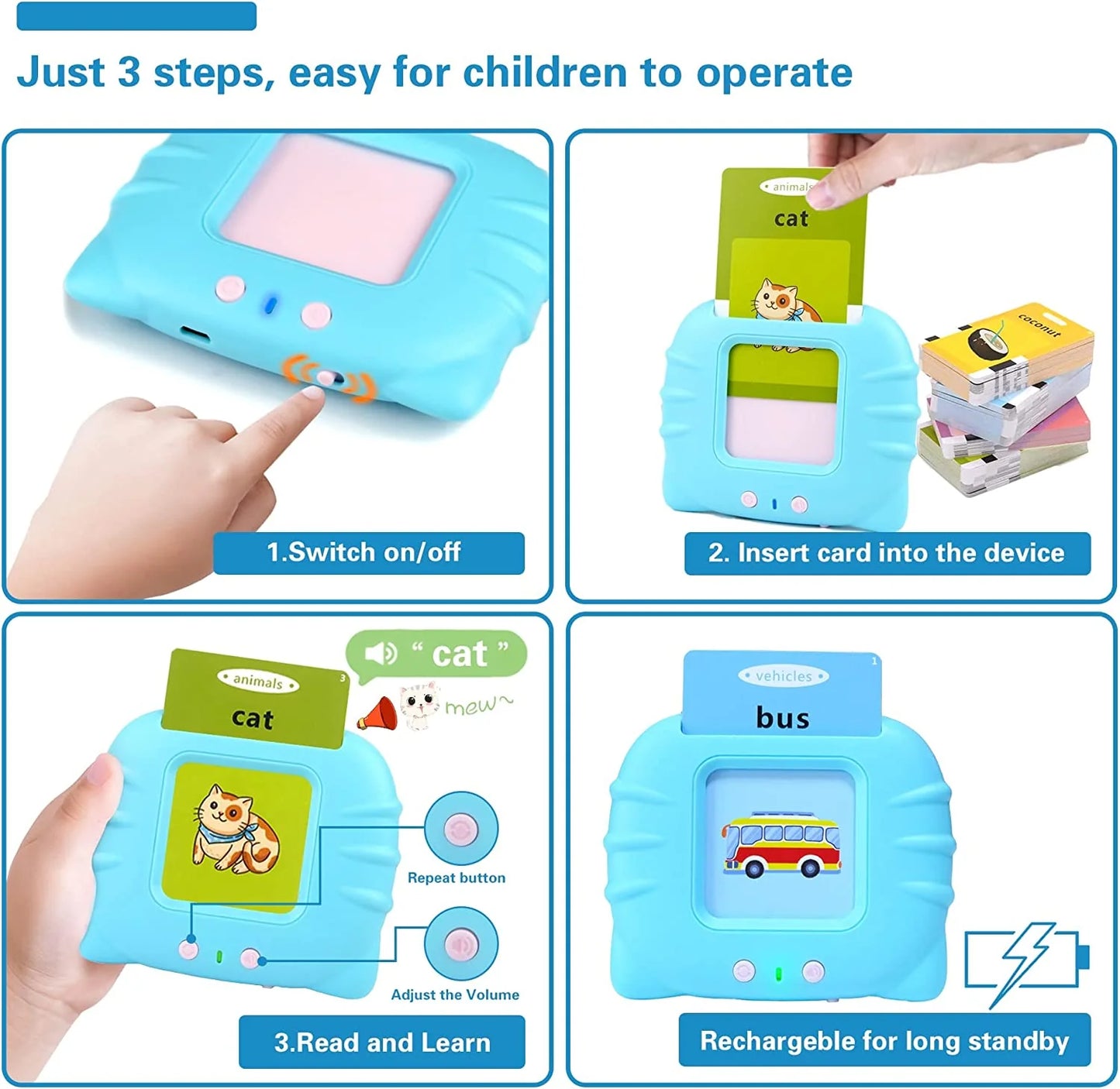 Talking Flash Card Learning Toy