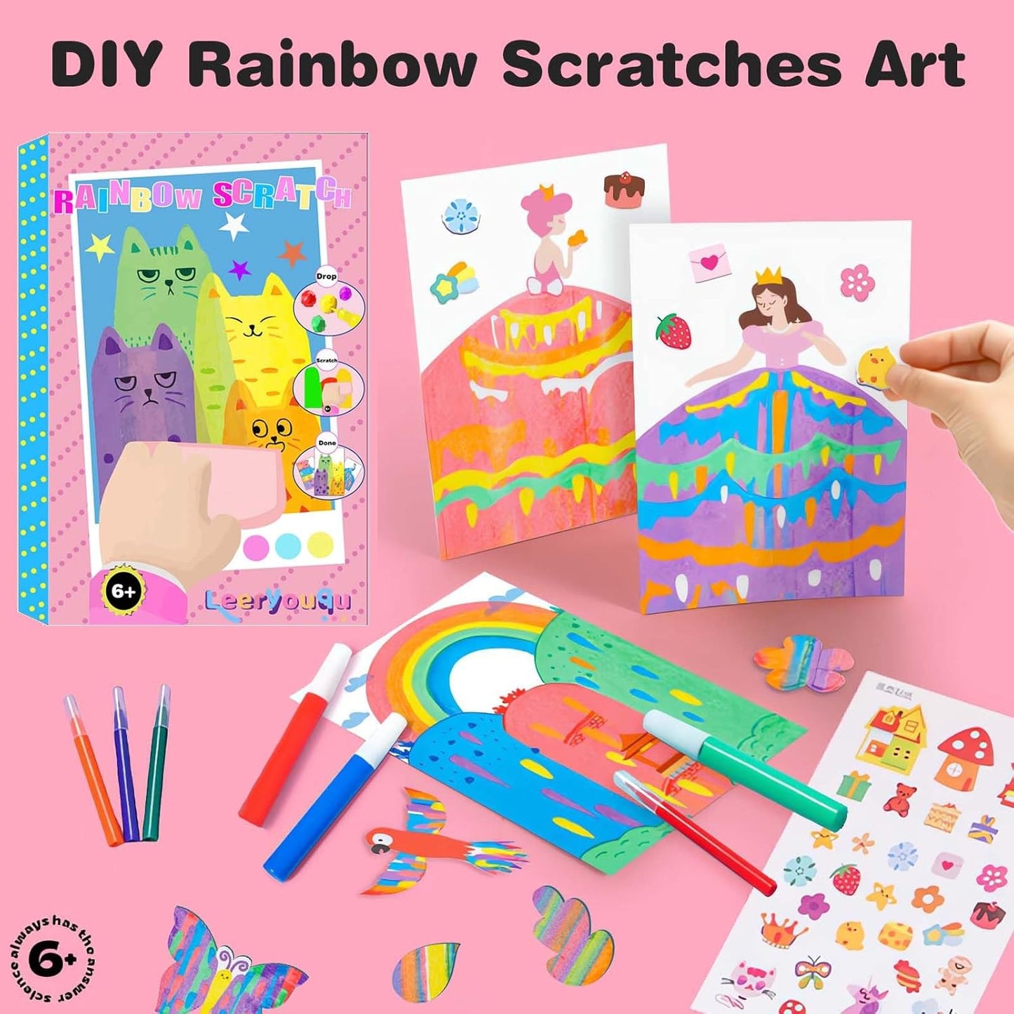 Dotty Magic Scratch Art Kit